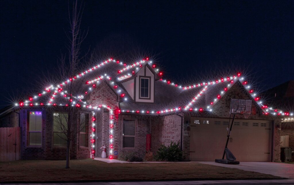 Christmas lighting installation Georgetown TX