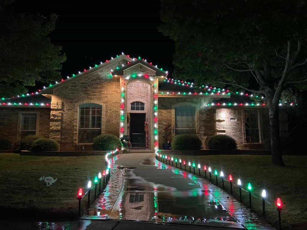 holiday lighting installation Liberty Hill TX